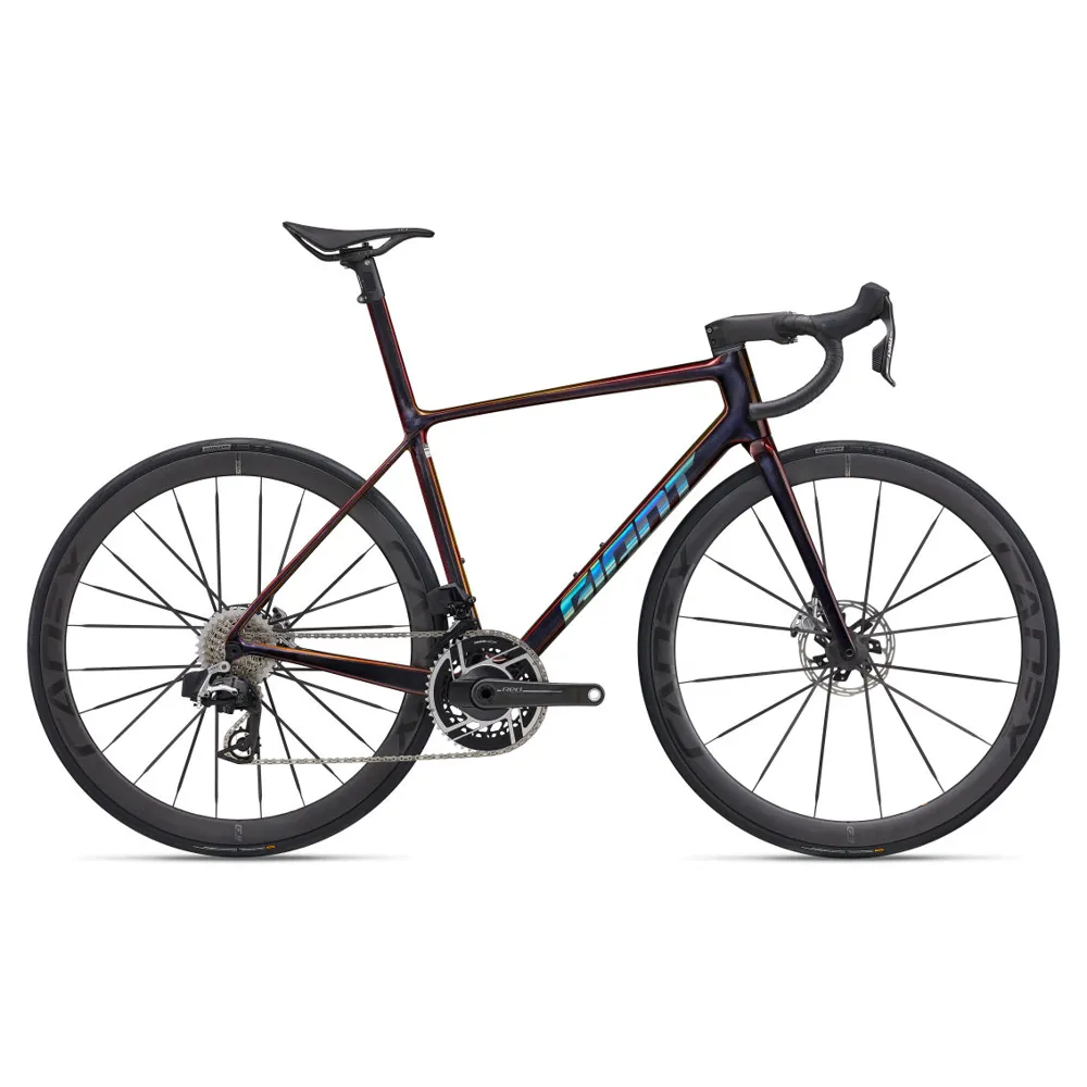 uPRISE Bikes Giant TCR Advanced SL 0 2025 Carbon Road bike - Black Lava/Iris | Price match, 365 day return s, 18-Month Warranty, Finance Available & Free UK Delivery
