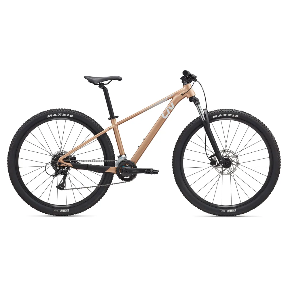 uPRISE Bikes Liv Tempt 3 27.5/29er 2025 Women's Hardtail MTB - Golden Wheat | Price match, 365 day return s, 18-Month Warranty, Finance Available & Free UK Delivery