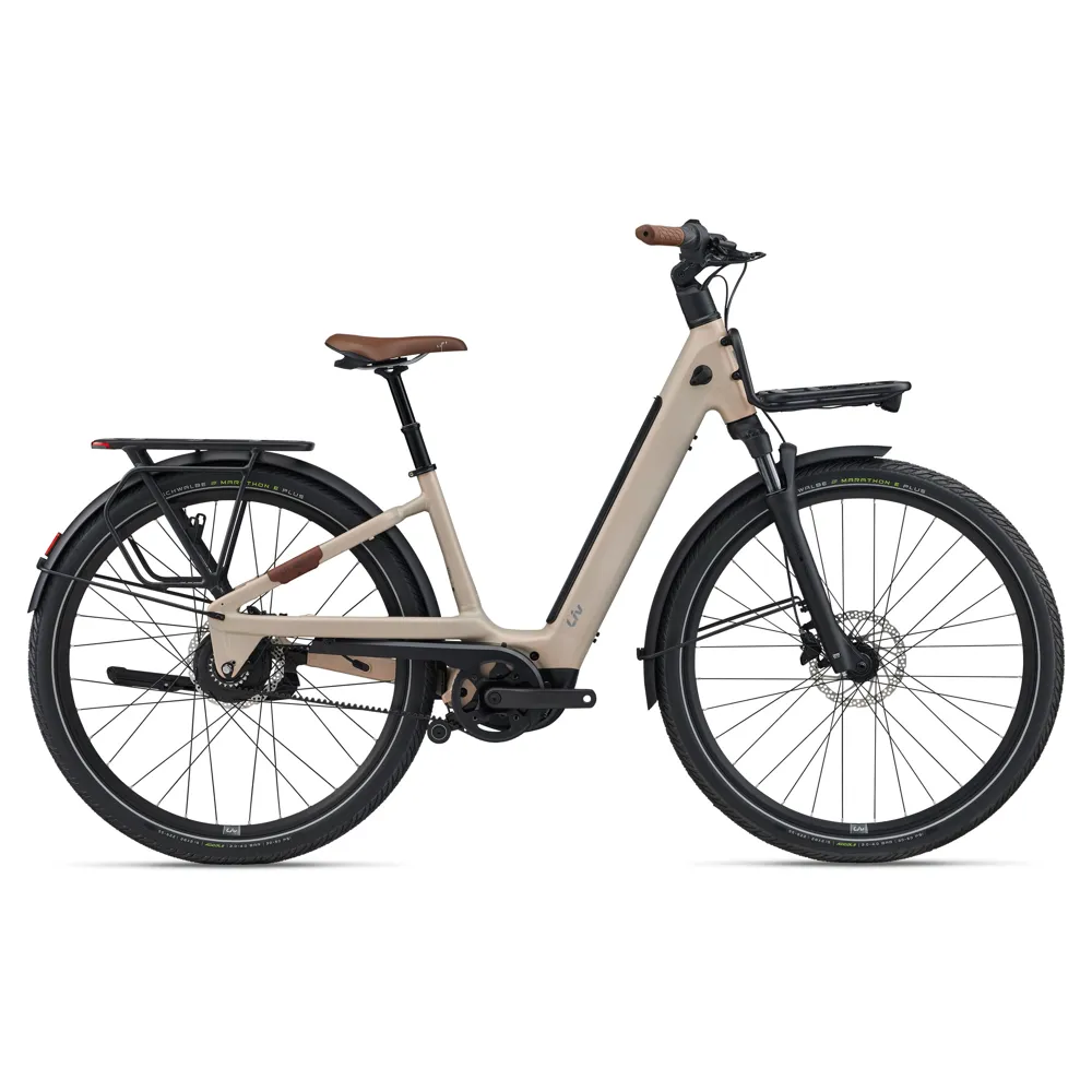 uPRISE Bikes Liv Allure E+ 1 2026 Women's Electric Hybrid Bike - Sunset Ivory | Price match, 365 day return s, 18-Month Warranty, Finance Available & Free UK Delivery