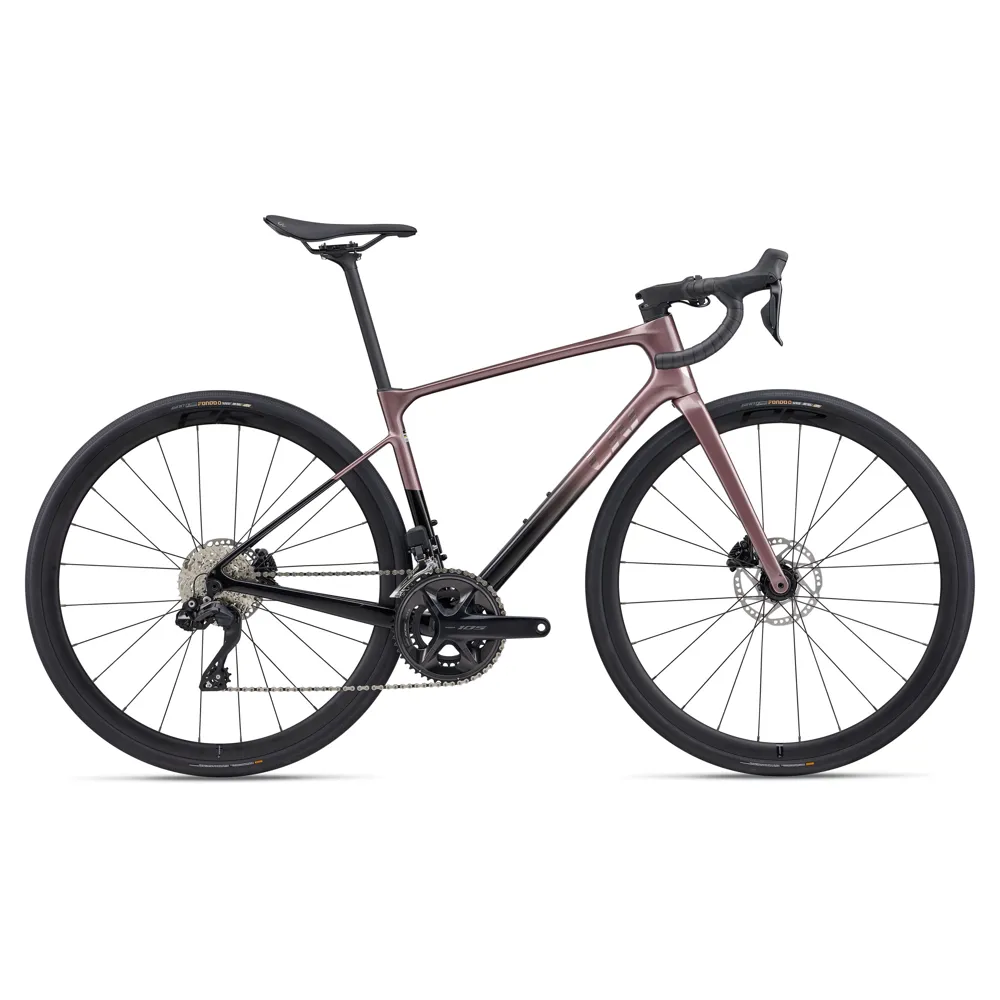 uPRISE Bikes Liv Avail Advanced 1 2026 Women's Carbon Road Bike - Iron Rouge/Carbon | Price match, 365 day return s, 18-Month Warranty, Finance Available & Free UK Delivery