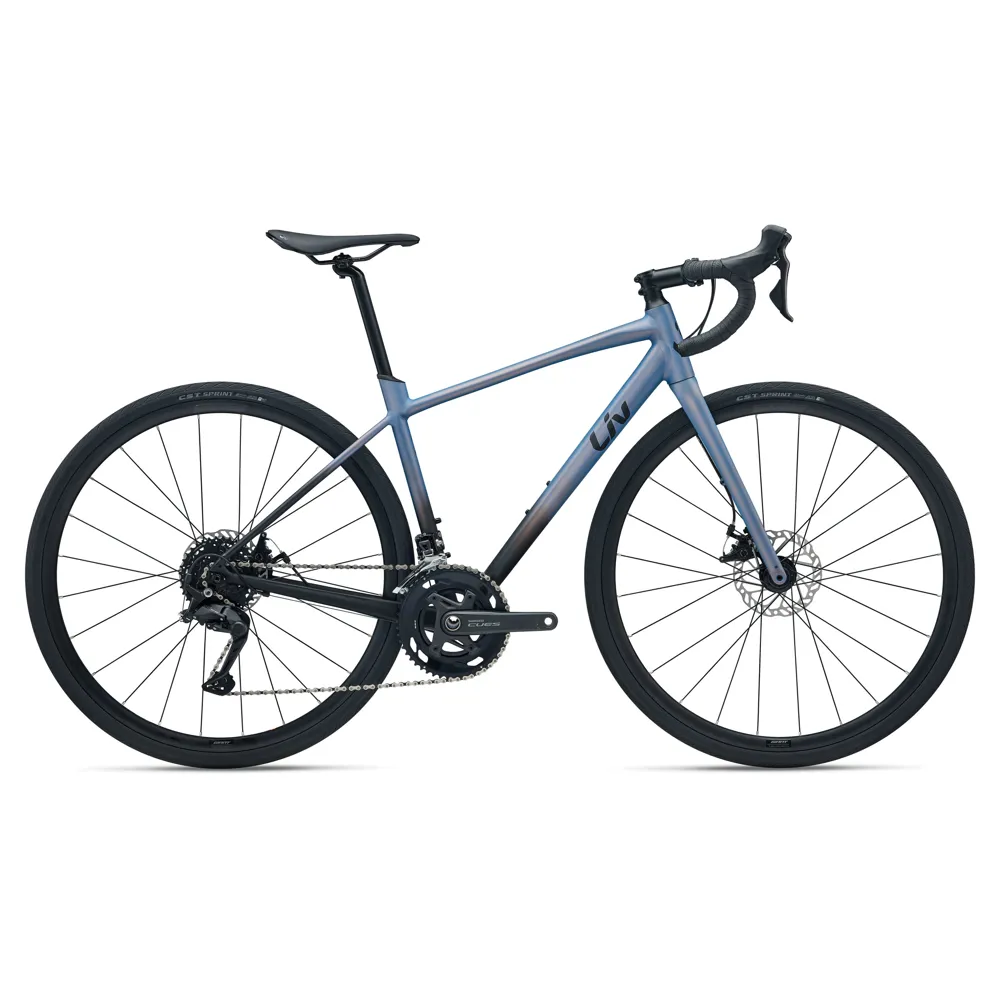 uPRISE Bikes Liv Avail AR 3 2026 Women's Endurance Road Bike - Lunar Eclipse | Price match, 365 day return s, 18-Month Warranty, Finance Available & Free UK Delivery