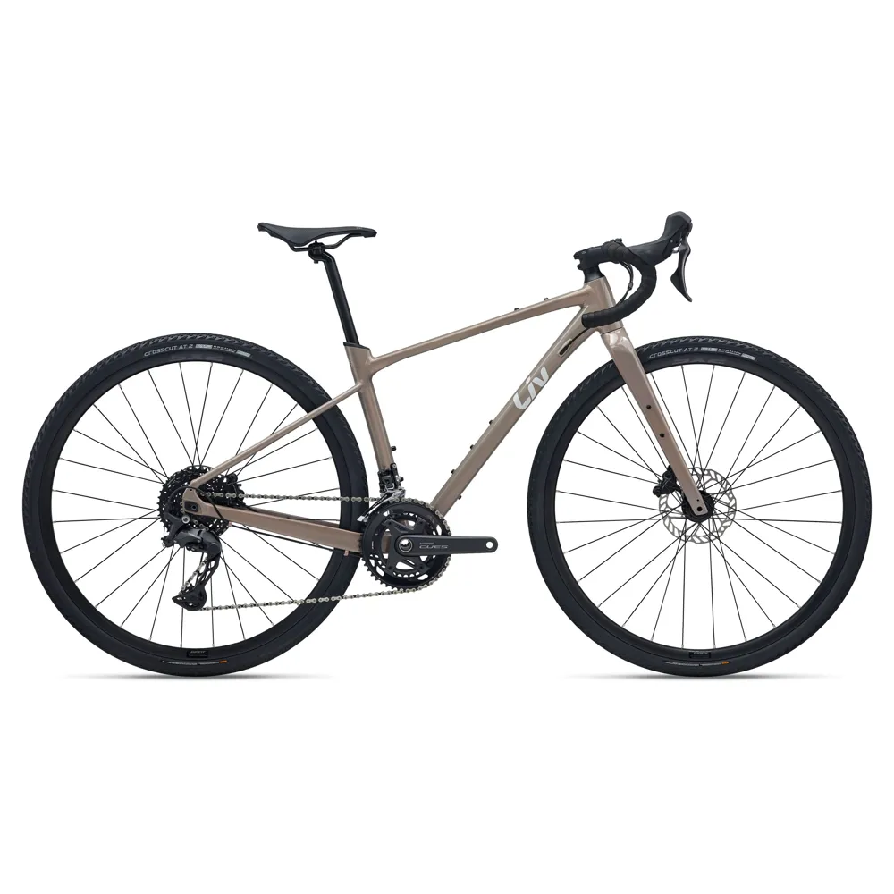 uPRISE Bikes Liv Devote 1 2026 Women's Gravel Road Bike - Dune Beige | Price match, 365 day return s, 18-Month Warranty, Finance Available & Free UK Delivery