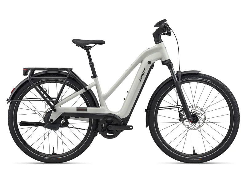 Giant Explore E+ 0 Stagger 2026 Electric Hybrid Bike - Snow Drift