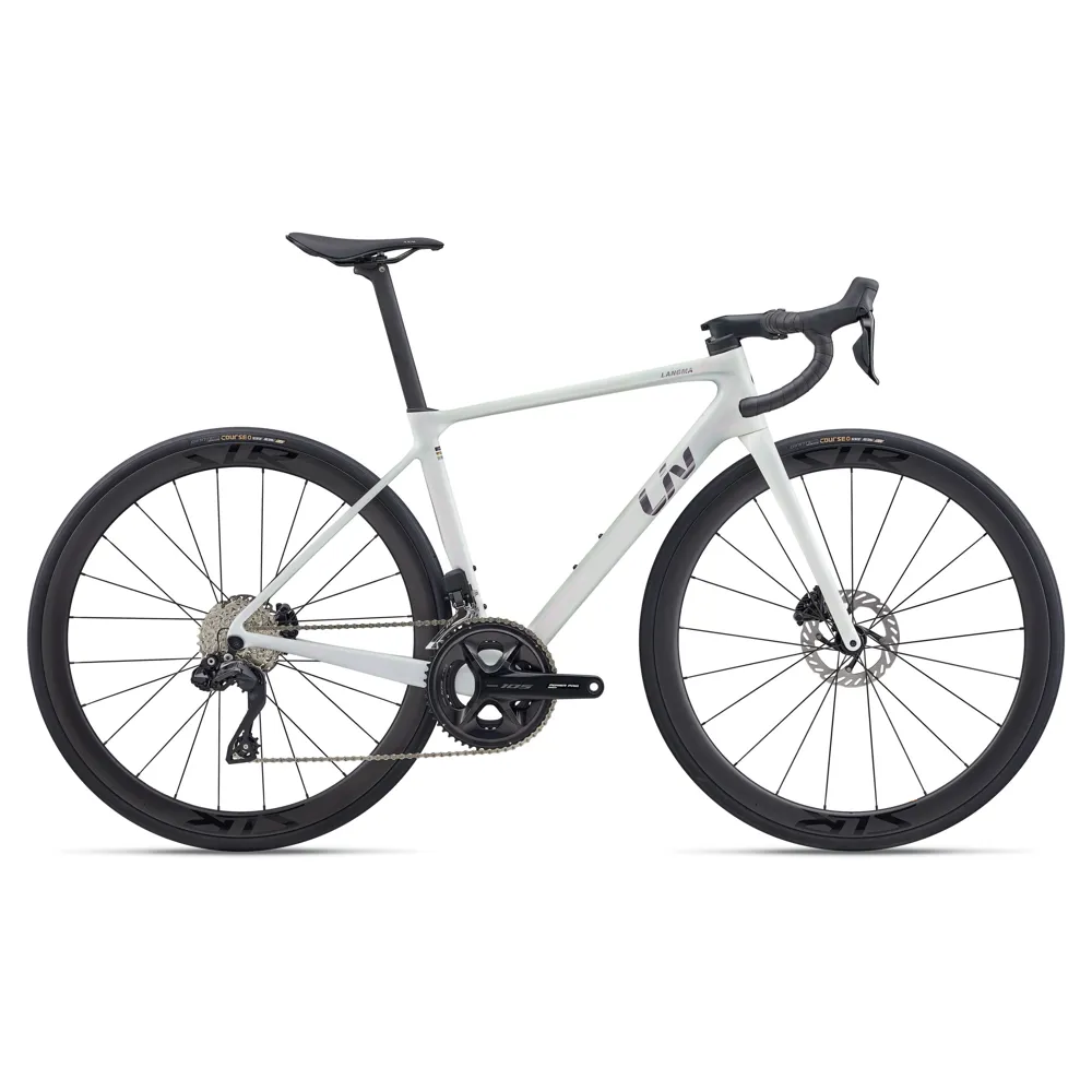 uPRISE Bikes Liv Langma Advanced Pro 1 Pro Compact 2026 Women's Road Bike - Fancy White | Price match, 365 day return s, 18-Month Warranty, Finance Available & Free UK Delivery