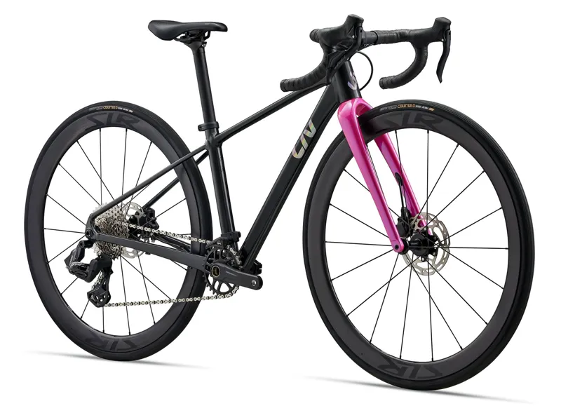 Liv Seek 1 2026 Kids Gravel Road Bike - Black Chrome-1