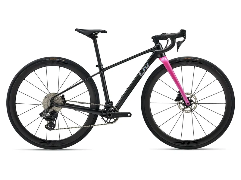 Liv Seek 1 2026 Kids Gravel Road Bike - Black Chrome