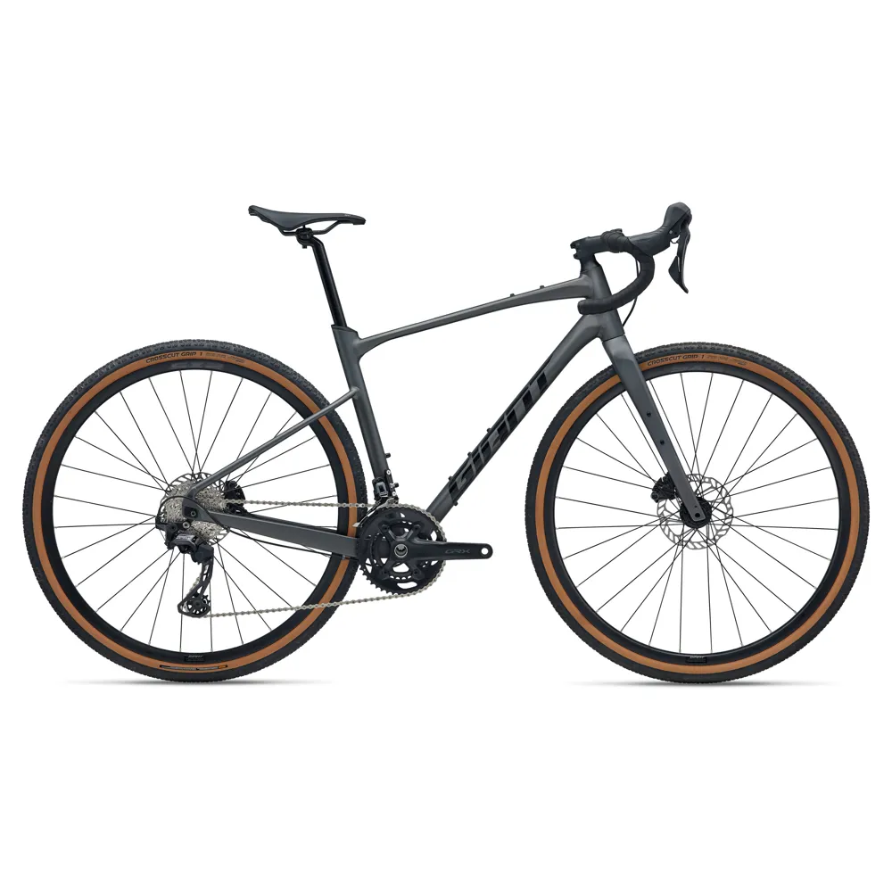 uPRISE Bikes Giant Revolt 0 2026 Gravel Road Bike - Stealth/Chrome | Price match, 365 day return s, 18-Month Warranty, Finance Available & Free UK Delivery