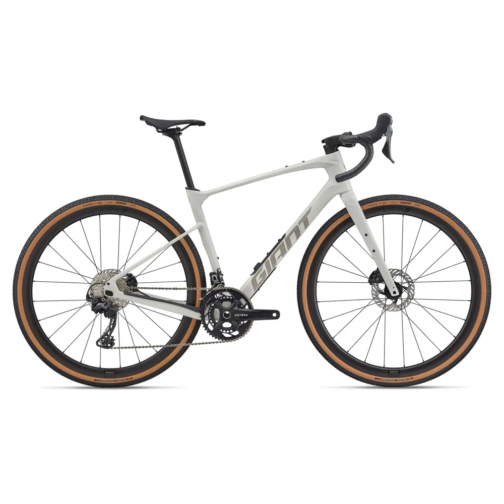 uPRISE Bikes Giant Revolt Advanced 0 2026 Carbon Gravel Road Bike - Snow Drift | Price match, 365 day return s, 18-Month Warranty, Finance Available & Free UK Delivery