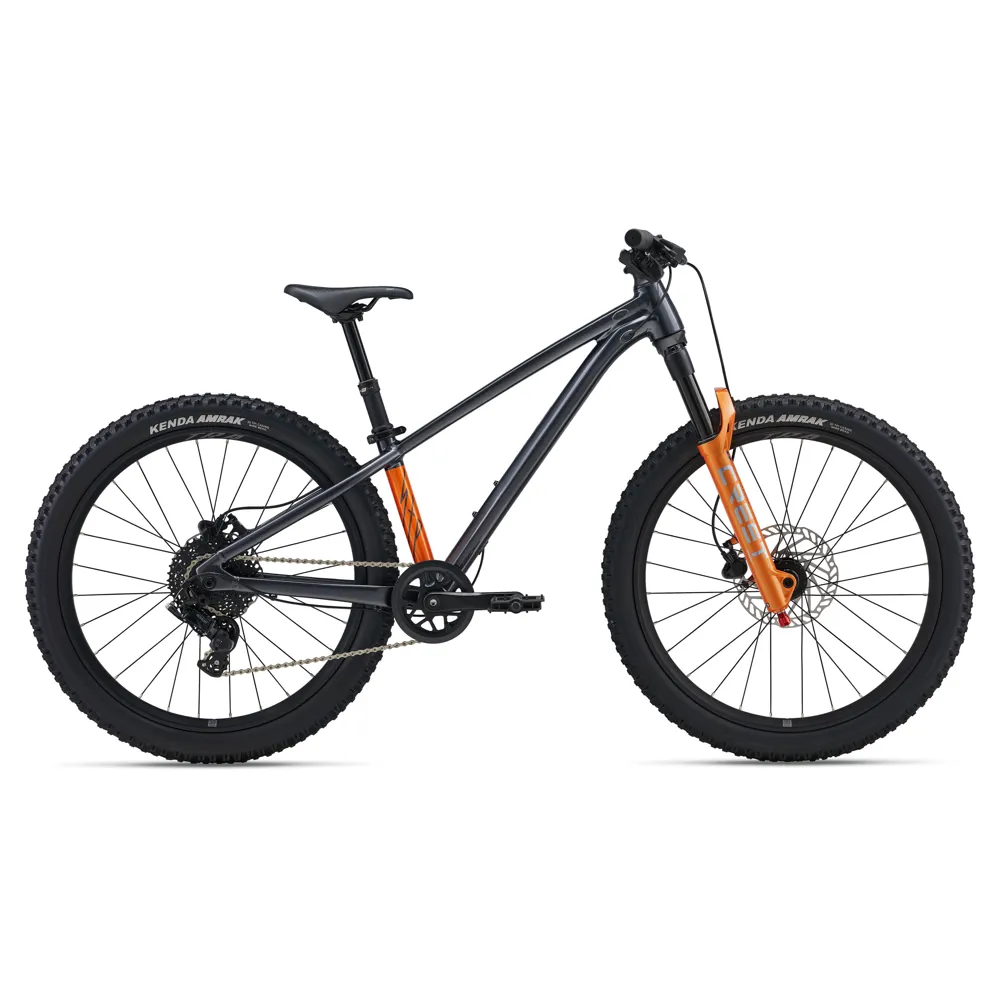uPRISE Bikes Giant STP 24w 2026 Kids Mountain Bike - Black Chrome | Price match, 365 day returns, 18-Month Warranty, Finance Available & Free UK Delivery