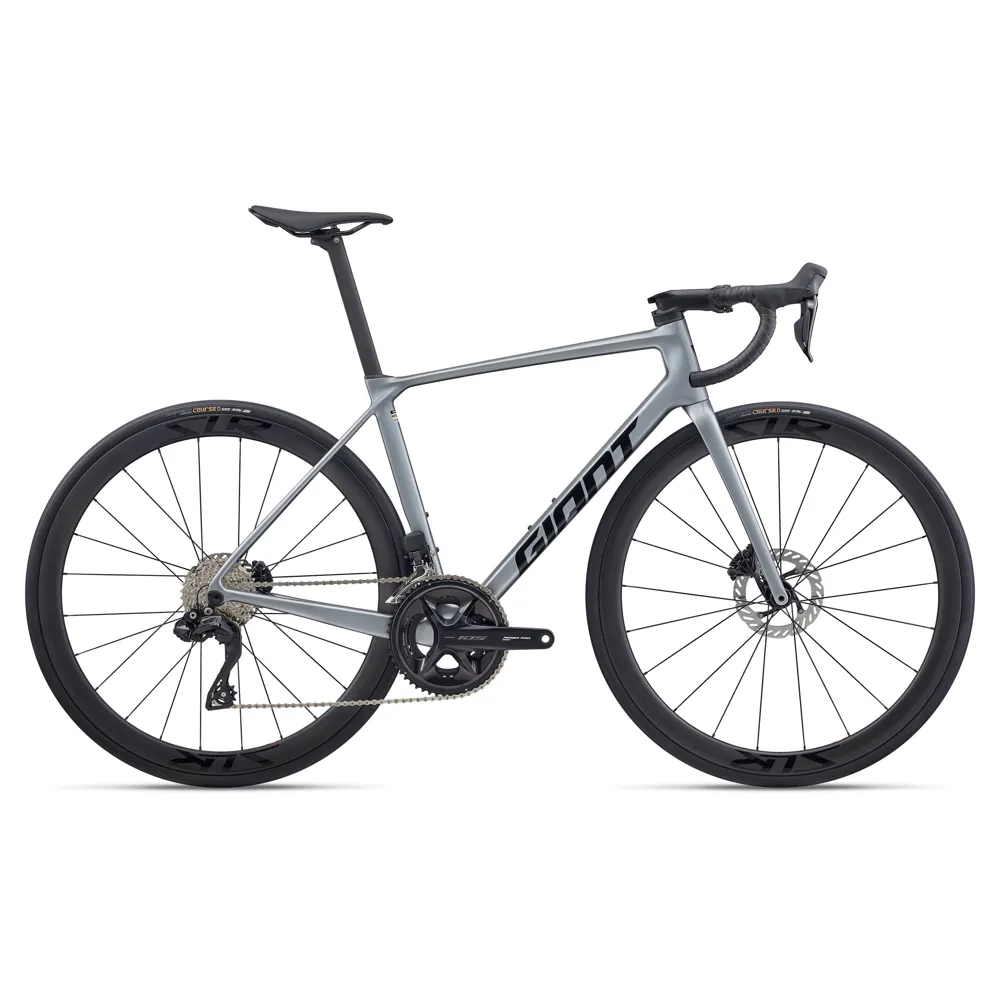 uPRISE Bikes Giant TCR Advanced Pro 1 Di2 2026 Carbon Road Bike - Tech Silver | Price match, 365 day return s, 18-Month Warranty, Finance Available & Free UK Delivery