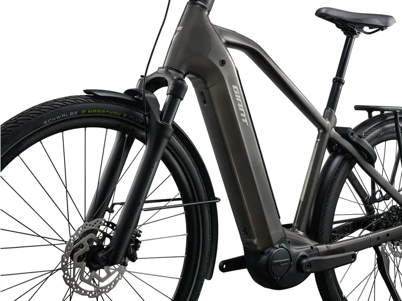 Giant AnyTour E+ 3 DD 2027 Electric Hybrid Bike - Stealth Chrome-5