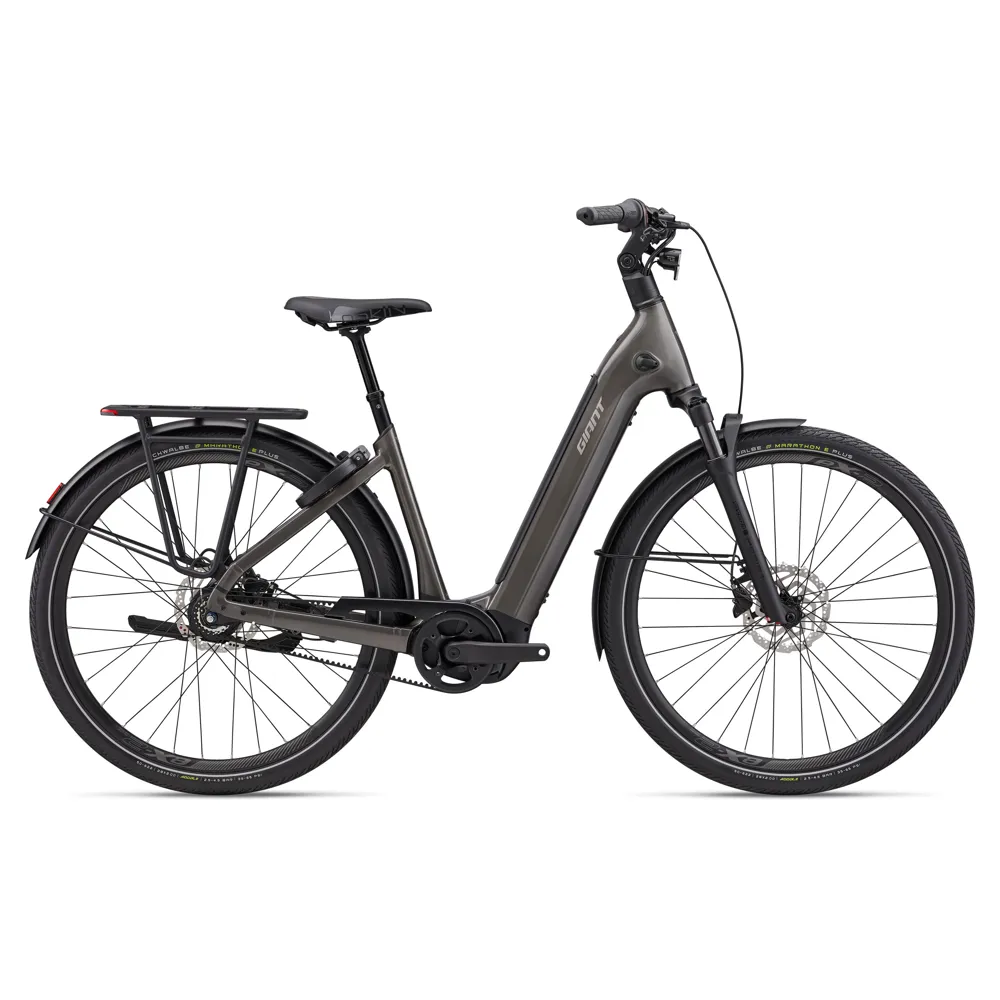 uPRISE Bikes Giant AnyTour E+ 3 LST 2027 Electric Hybrid Bike - Stealth Chrome | Price match, 365 day returns, 18-Month Warranty, Finance Available & Free UK Delivery