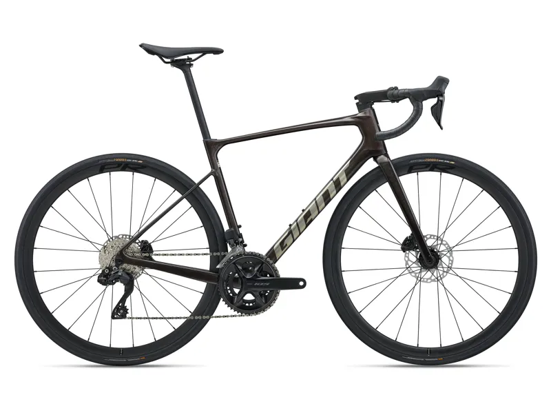 Giant Defy Advanced 1 2027 Carbon Endurance Road Bike - Obsidian Pulse