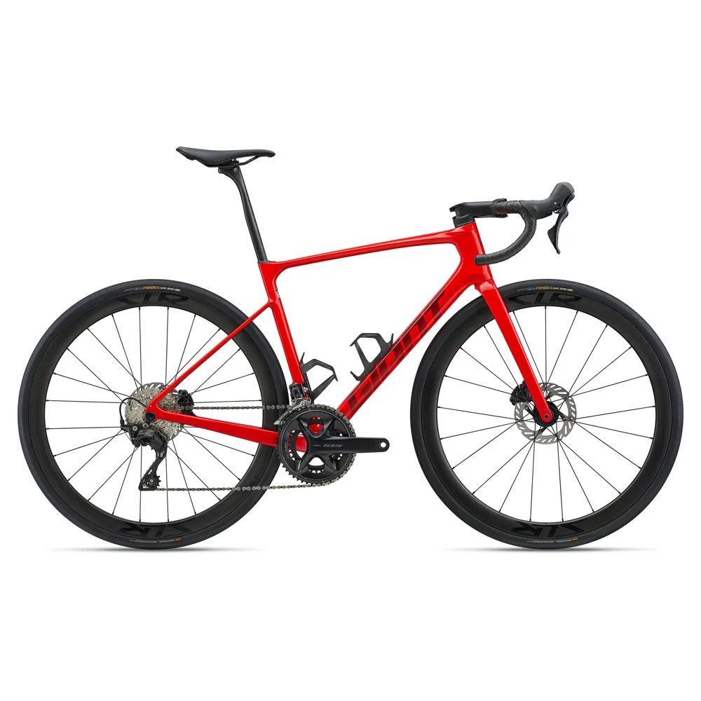 uPRISE Bikes Giant Defy Advanced Pro 2 2027 Carbon Road Bike - Rosso Corsa | Price match, 365 day returns, 18-Month Warranty, Finance Available & Free UK Delivery