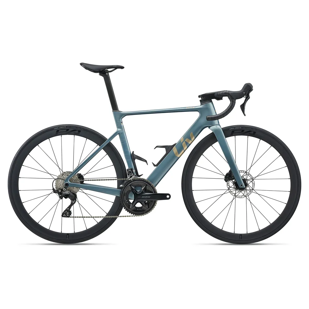 uPRISE Bikes Liv EnviLiv Advanced 2 2027 Women's carbon Road Bike - Midnight Pine | Price match, 365 day returns, 18-Month Warranty, Finance Available & Free UK Delivery