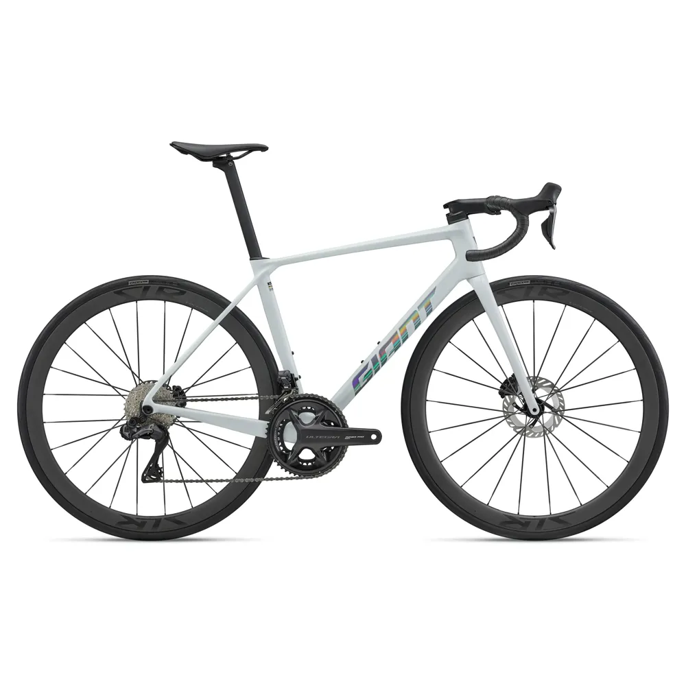 uPRISE Bikes Giant TCR Advanced Pro 0-Di2 2027 Carbon Road Bike - Icicle White | Price match, 365 day returns, 18-Month Warranty, Finance Available & Free UK Delivery