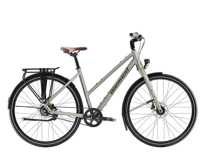 Diamant Mahon Style Plus Mid-Step 2027 Hybrid Bike - Heugrün