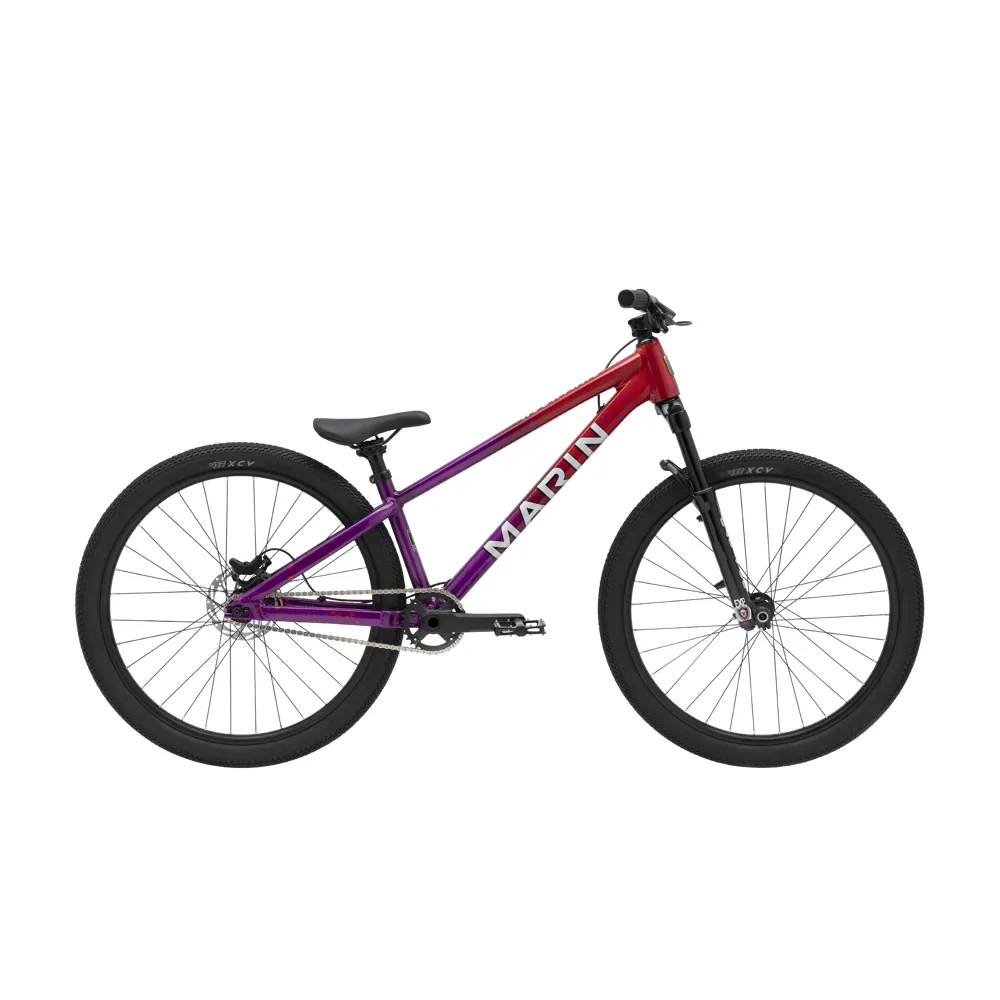 uPRISE Bikes Marin Alcatraz 2 26w 2026 Dirt Jump Bike - Red/Purple | Price match, 365 day returns, 18-Month Warranty, Finance Available & Free UK Delivery