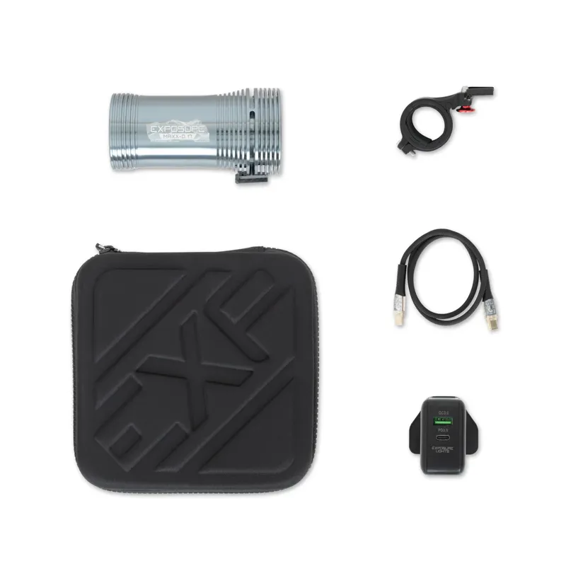 Exposure MaxX-D 17 4850 Lumen USB Front Light - Silver-1