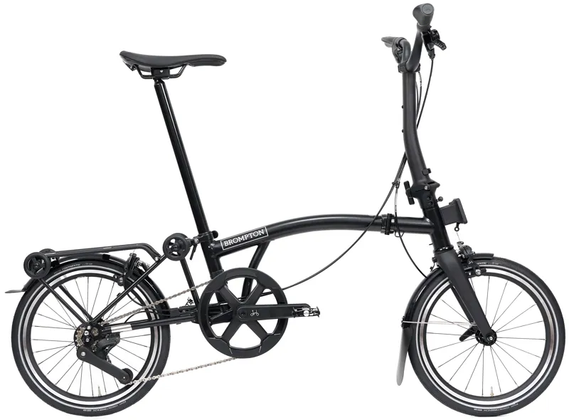 Brompton P line V2 12 Speed Mid Bar Super roll 2026 Folding Bike - Matt Black