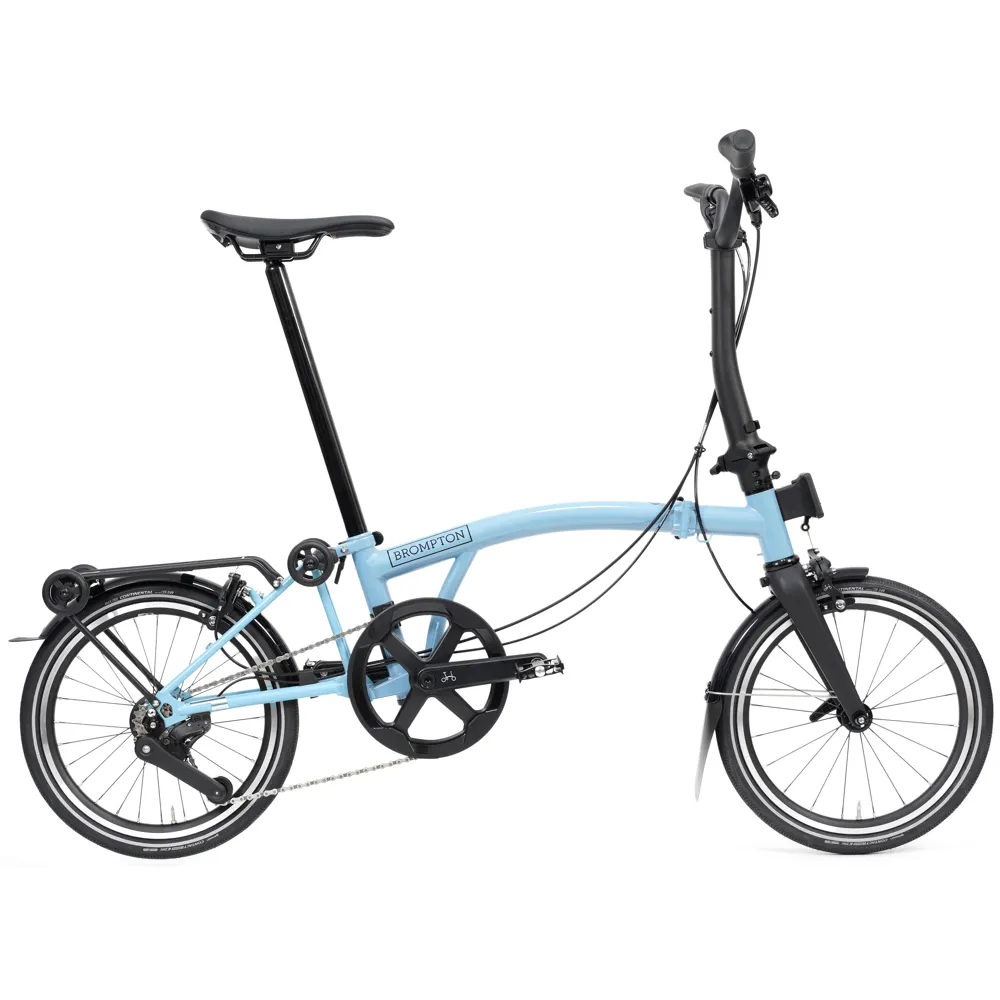 uPRISE Bikes Brompton P line V2 4 Speed Mid Bar Superroll 2026 Folding Bike - Cloud | Price match, 365 day returns, 18-Month Warranty, Finance Available & Free UK Delivery