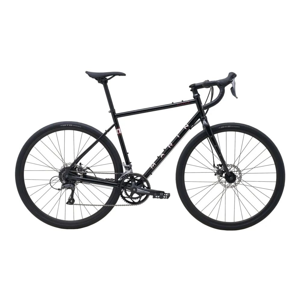 uPRISE Bikes Marin Nicasio 1 2025 Gravel Road Bike - Black | Price match, 365 day return s, 18-Month Warranty, Finance Available & Free UK Delivery
