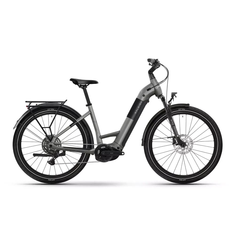 uPRISE Bikes Raleigh Novus Lowstep 600wh 2026 Electric Hybrid Bike - Titanium | Price match, 365 day return s, 18-Month Warranty, Finance Available & Free UK Delivery