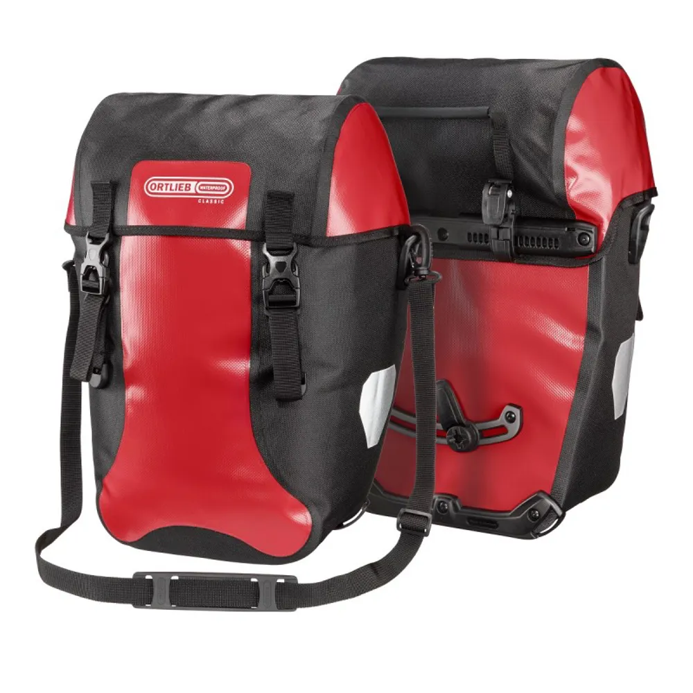 uPRISE Bikes Ortlieb Bike Packer Classic QL2.1 Pannier Bag - 40 Litre - Red | Price match, 365 day return s, 18-Month Warranty, Finance Available & Free UK Delivery