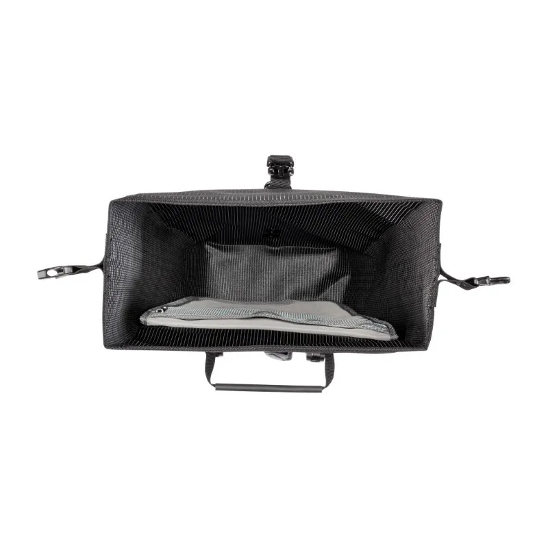 Ortlieb Back Roller QL2.1 Hi-Viz Single Pannier Bag - 20 Litre - Black-4