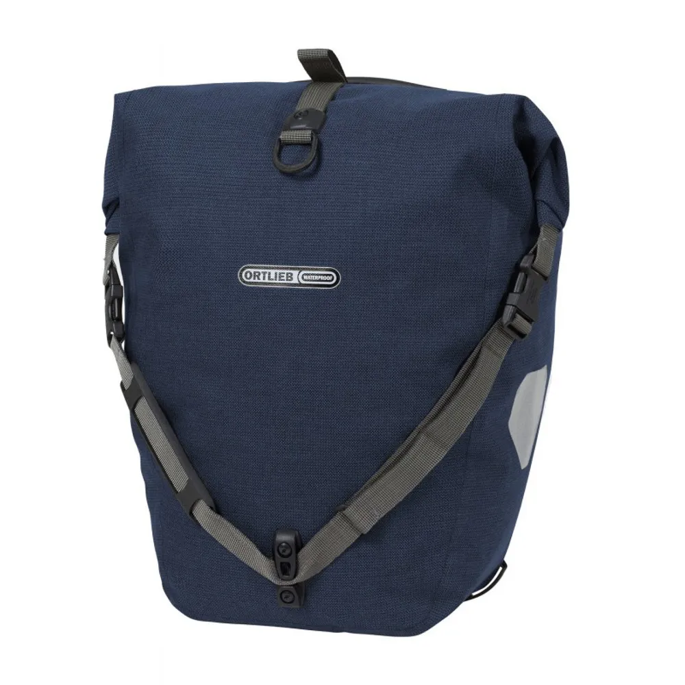 uPRISE Bikes Ortlieb Back Roller Urban QL2.1 Single Pannier Bag - 20 Litre - Ink | Price match, 365 day return s, 18-Month Warranty, Finance Available & Free UK Delivery