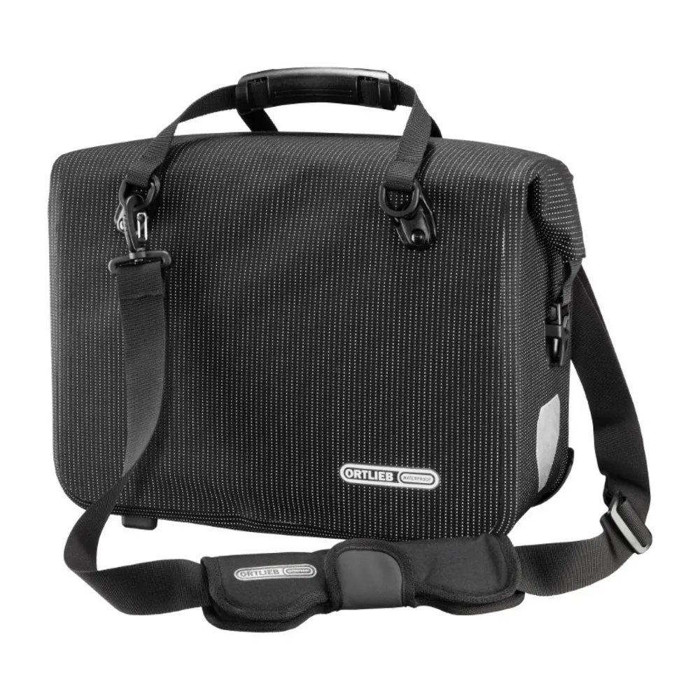uPRISE Bikes Ortlieb Office Bag High Visibility QL2.1 - 21 Litre - Black | Price match, 365 day return s, 18-Month Warranty, Finance Available & Free UK Delivery