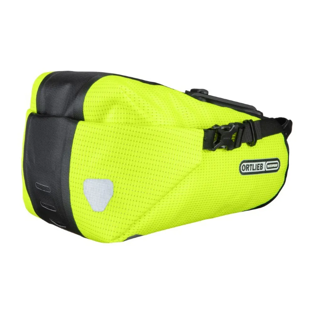 uPRISE Bikes Ortlieb Saddle-Bag Two High Visibility - 4.1 Litre - Neon Yellow | Price match, 365 day return s, 18-Month Warranty, Finance Available & Free UK Delivery