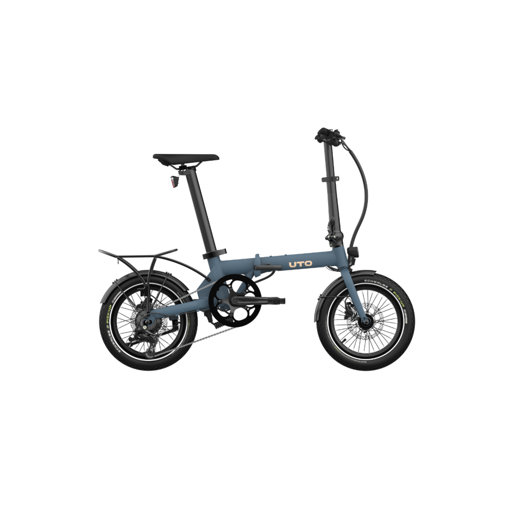 uPRISE Bikes Uto UTO Morning OG16 2026 Electric Folding Bike - Ocean Blue | Price match, 365 day return s, 18-Month Warranty, Finance Available & Free UK Delivery