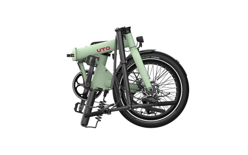 UTO Afternoon OG20 2026 Electric Folding Bike - Sage Green-1