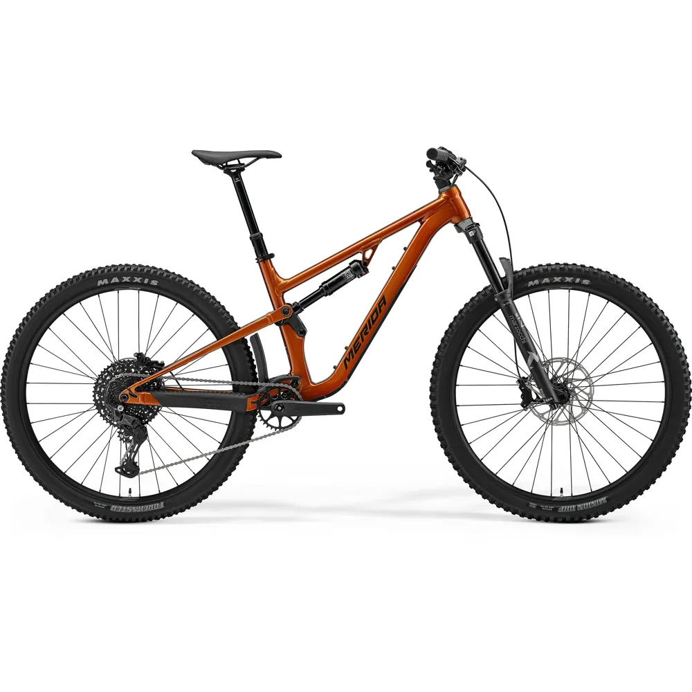 uPRISE Bikes Merida One-Forty 400 29er 2027 Full Suspension MTB - Wild Honey | Price match, 365 day returns, 18-Month Warranty, Finance Available & Free UK Delivery