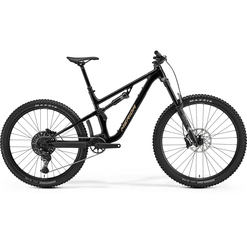 uPRISE Bikes Merida One-Sixty 400 27.5/29er 2027 Full Suspension MTB - Black | Price match, 365 day returns, 18-Month Warranty, Finance Available & Free UK Delivery