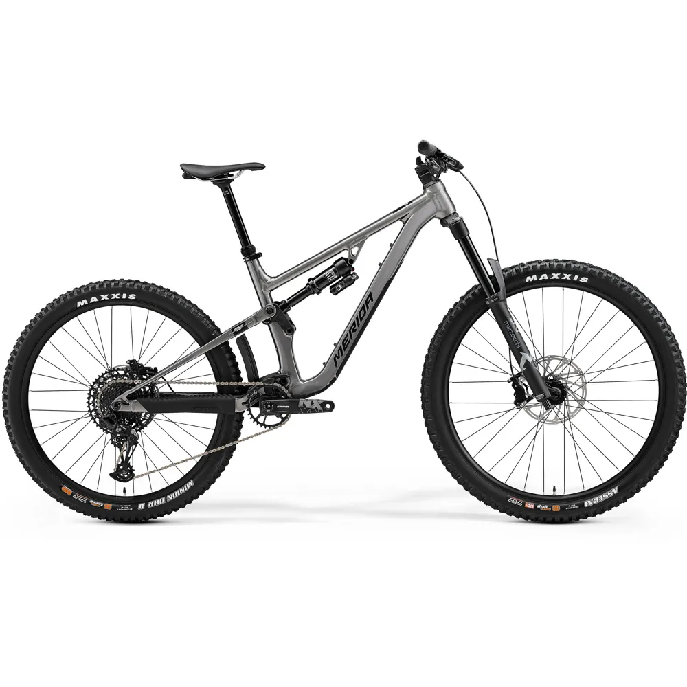 uPRISE Bikes Merida One-Sixty 700 29er 2024 Full Suspension Mountain Bike - Grey | Price match, 365 day return s, 18-Month Warranty, Finance Available & Free UK Delivery
