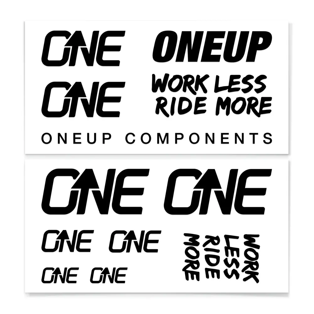 uPRISE Bikes One Up Decal Kit - Black | Price match, 365 day return s, 18-Month Warranty, Finance Available & Free UK Delivery