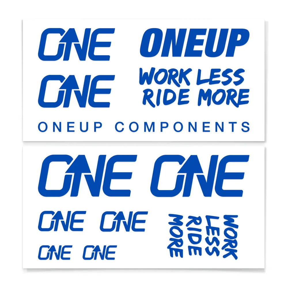 uPRISE Bikes One Up Decal Kit - Blue | Price match, 365 day return s, 18-Month Warranty, Finance Available & Free UK Delivery