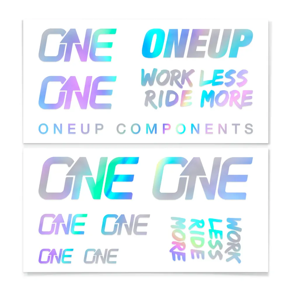 uPRISE Bikes One Up Decal Kit - Oil Slick | Price match, 365 day return s, 18-Month Warranty, Finance Available & Free UK Delivery