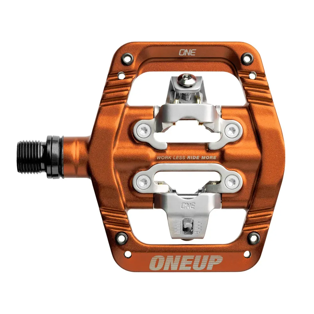 uPRISE Bikes One Up Clip MTB Pedals - Orange | Price match, 365 day returns, 18-Month Warranty, Finance Available & Free UK Delivery