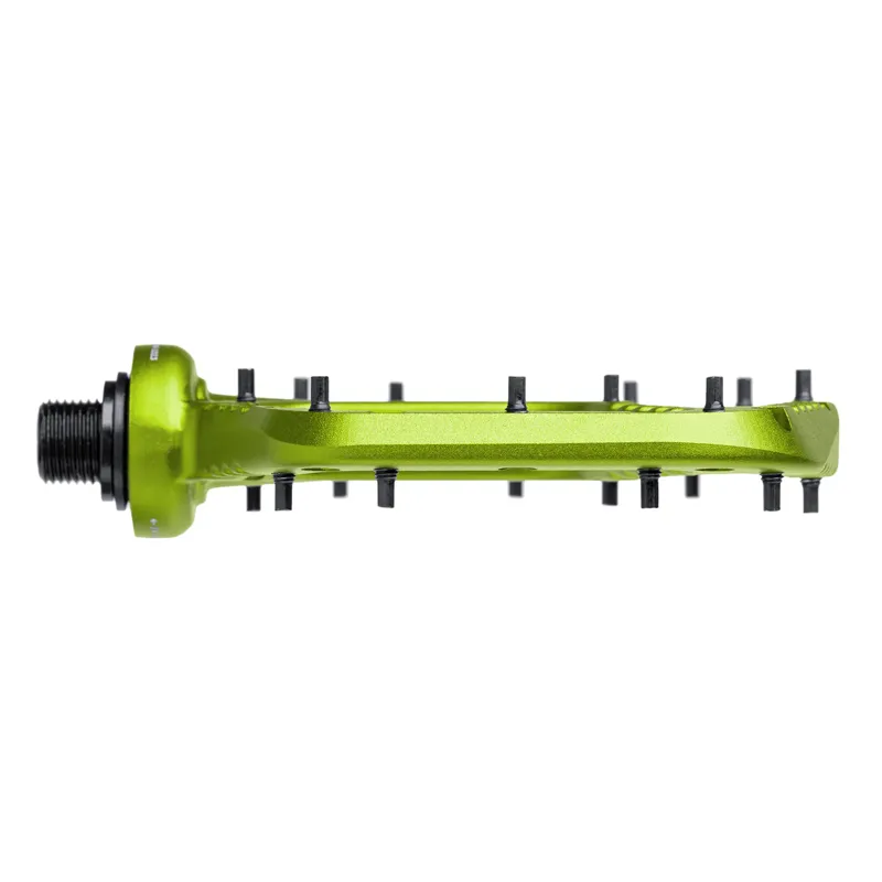 One Up Aluminium Flat MTB Pedals - Green-1