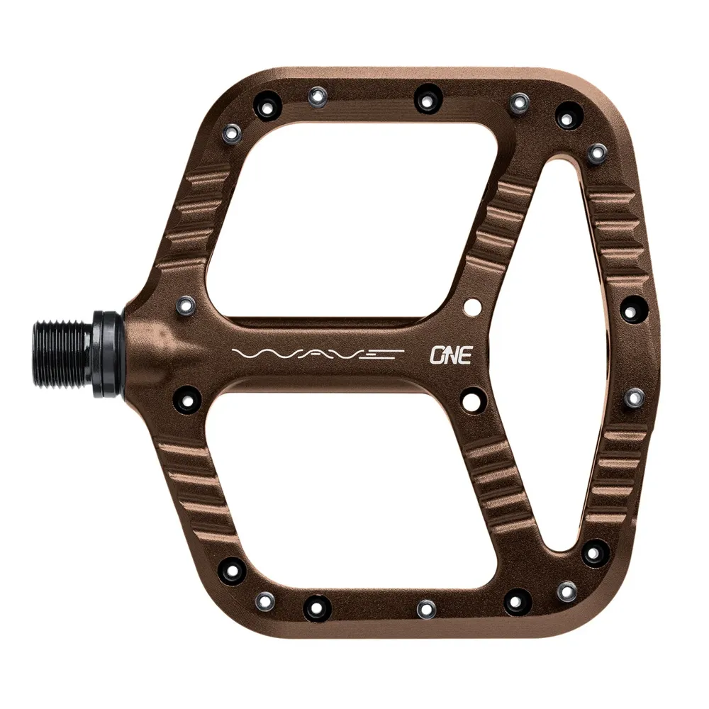 uPRISE Bikes One Up One UP Wave Flat MTB Pedals - Bronze | Price match, 365 day returns, 18-Month Warranty, Finance Available & Free UK Delivery