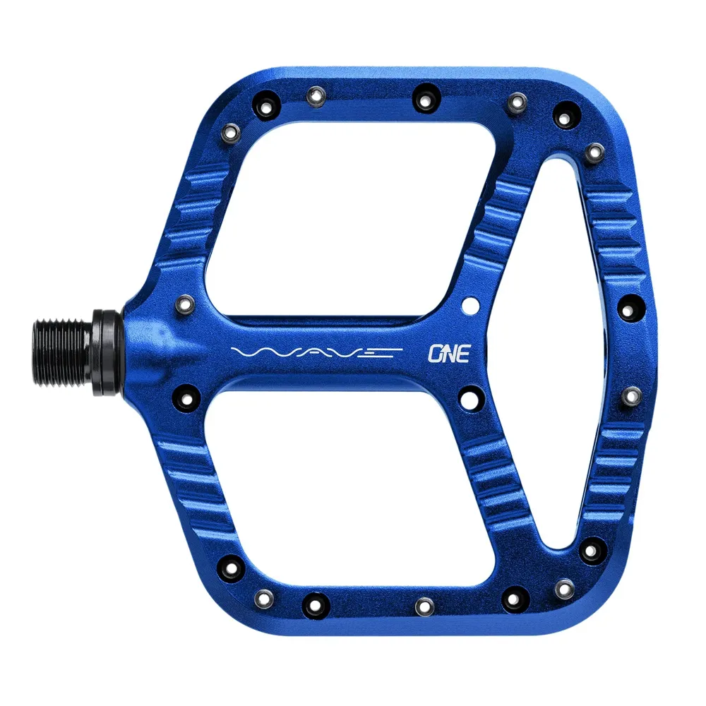uPRISE Bikes One Up One UP Wave Flat MTB Pedals - Dark Blue | Price match, 365 day returns, 18-Month Warranty, Finance Available & Free UK Delivery