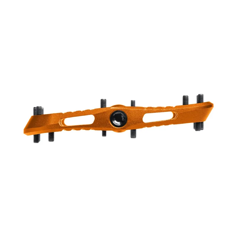 One UP Wave Flat MTB Pedals - Orange-2