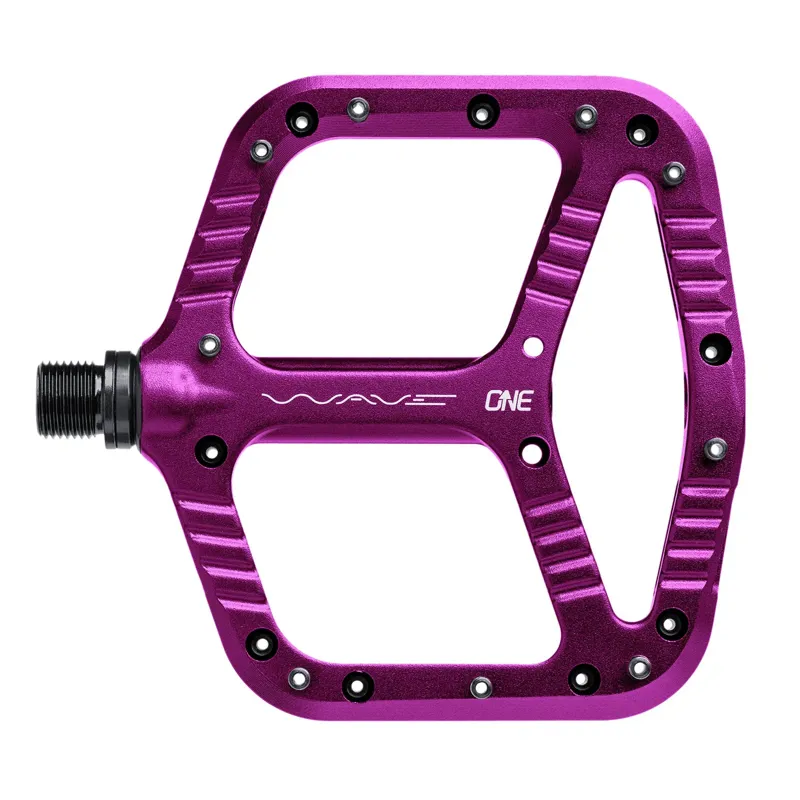 One UP Wave Flat MTB Pedals - Purple