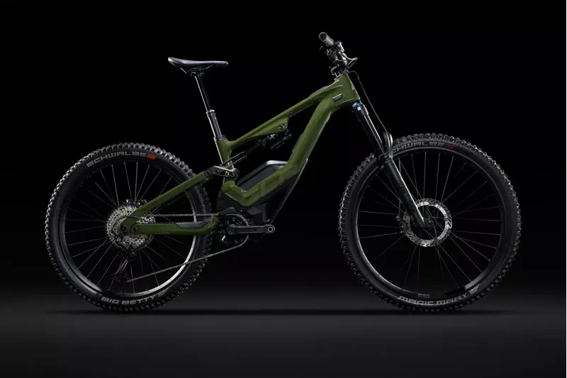 Lapierre Overvolt GLP III Elite 2025 Electric Mountain Bike - Harsh Green-1