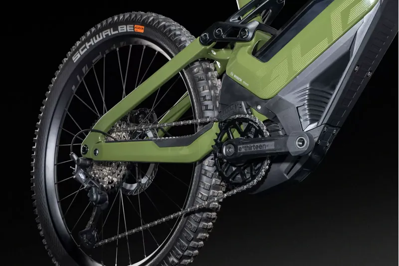 Lapierre Overvolt GLP III Elite 2025 Electric Mountain Bike - Harsh Green-5