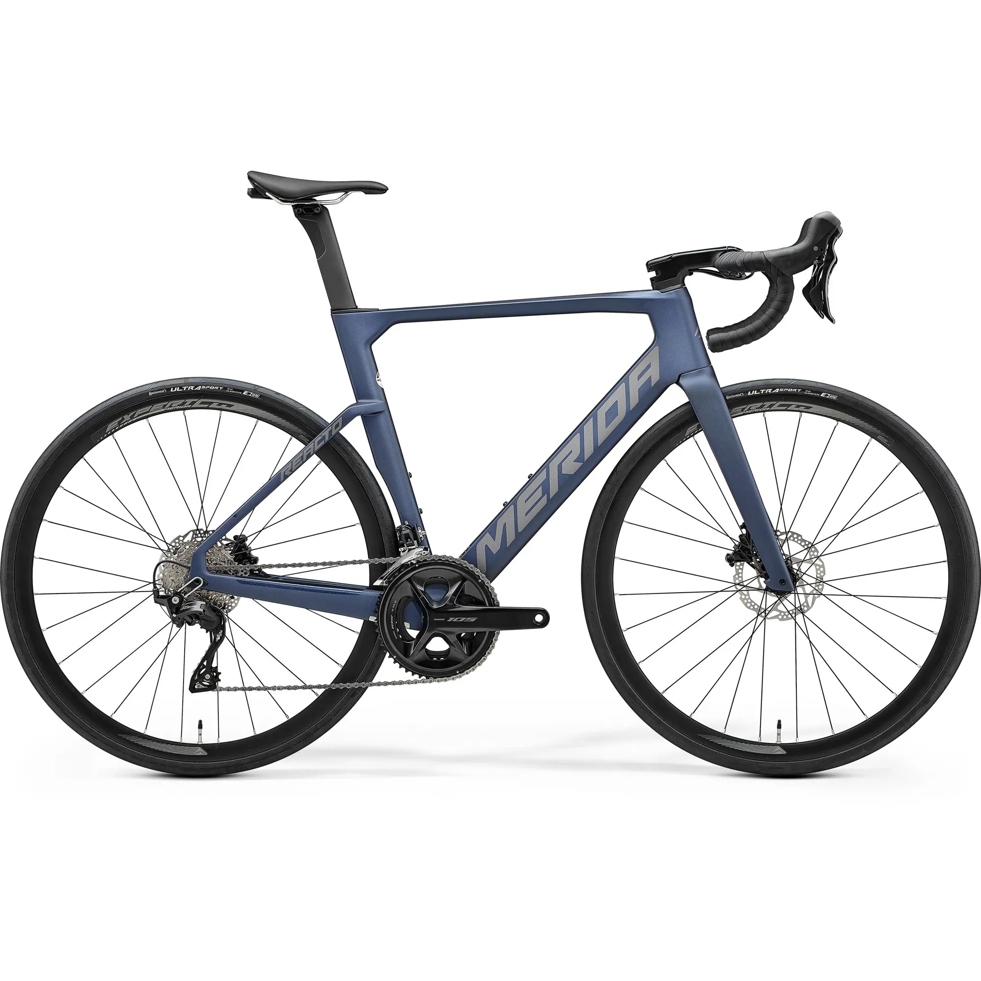 Merida Reacto 4000 2025 Carbon Aero Road Bike - Blue/Silver