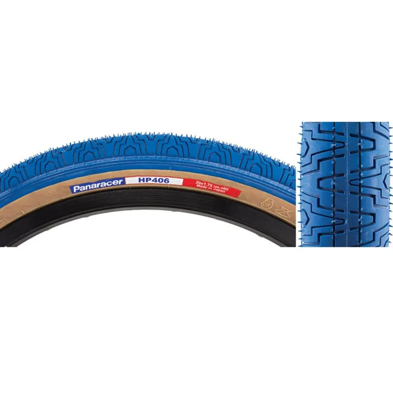 Panaracer HP406 20x1. 75 inch BMX Tyre - Blue/Amber